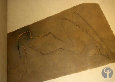 Tvorba hlinenej ženy v spálni od Nyjamaja