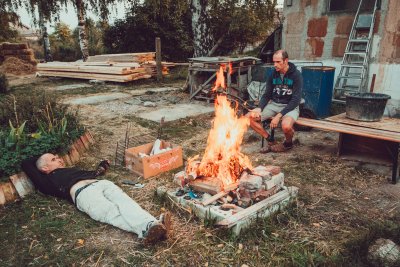 Relax pri ohni počas workshopu